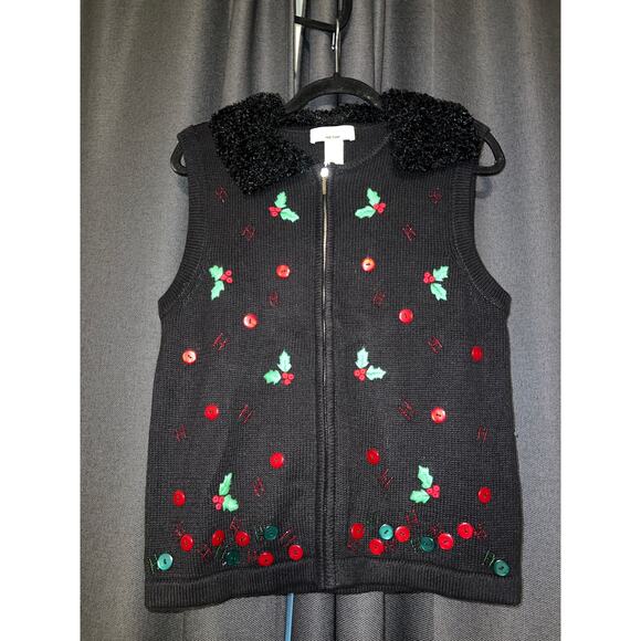 Ugly Christmas Sweater Sweaters - Ugly Christmas Sweater Xmas Vest Size Small